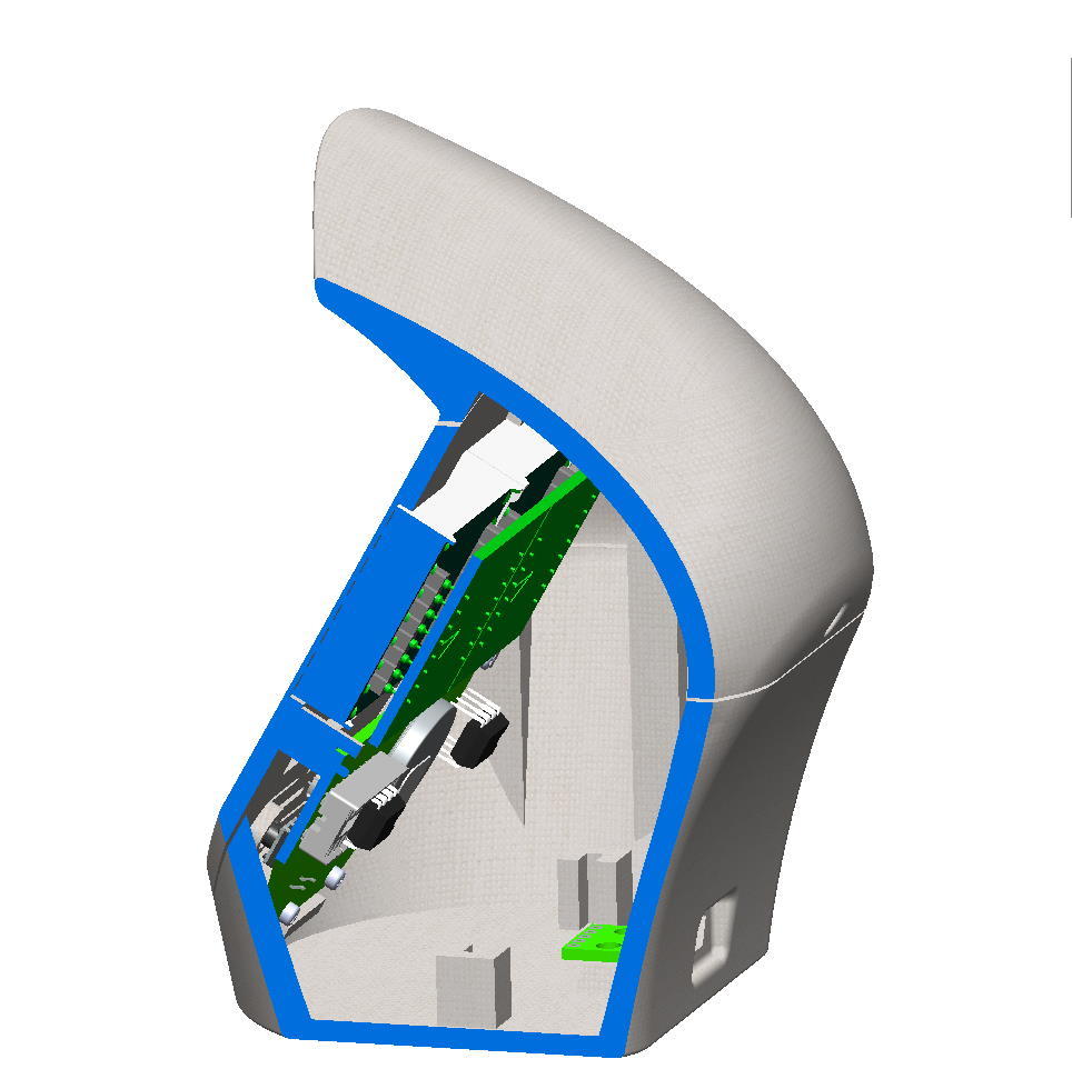 Цифровые настенные часы в форме спидометра Fiat 500