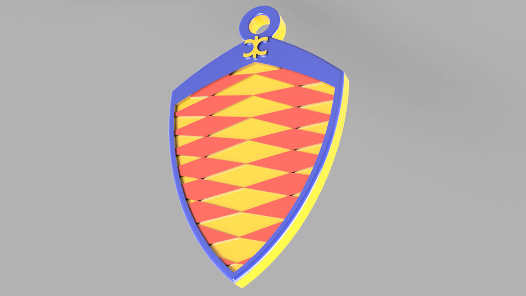 Ключница в многоцветном дизайне