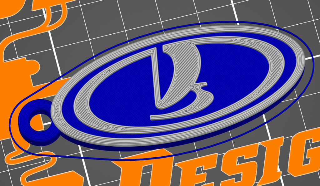 Ключница в многоцветном дизайне