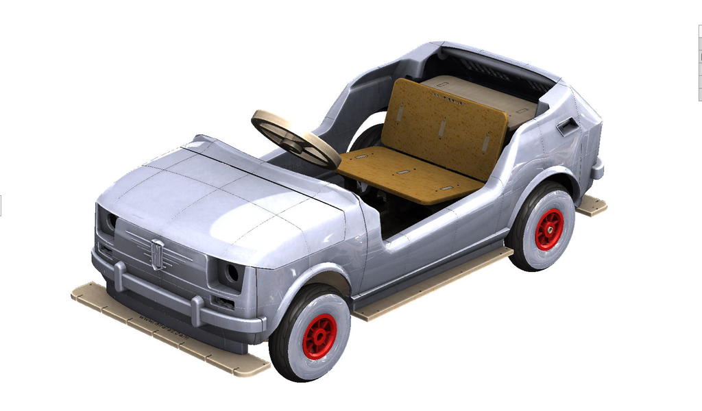 3D модель Fiat 126