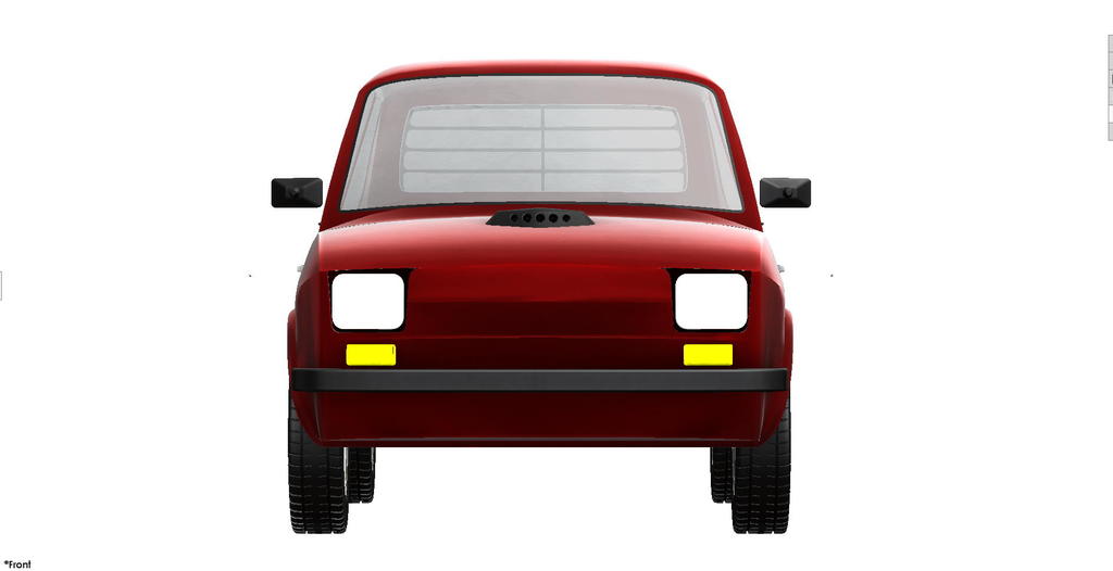 Решетка окна для Fiat 126