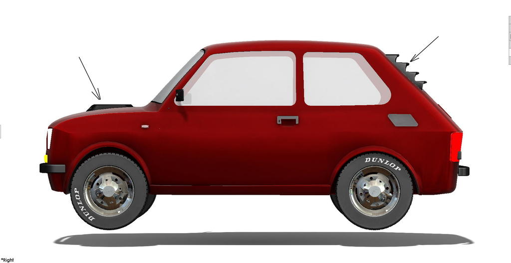 Решетка окна для Fiat 126