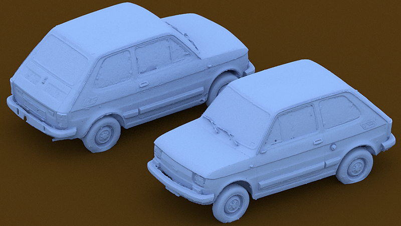 3D-модель Fiat 126 для 3D печати