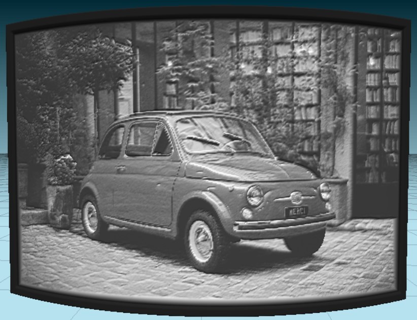 Литофан Fiat 500