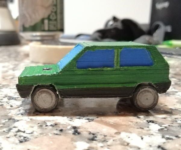 3D-модель Fiat Panda 141