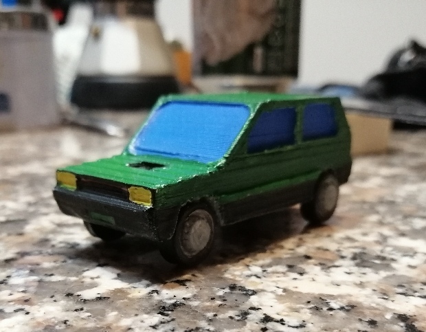3D-модель Fiat Panda 141