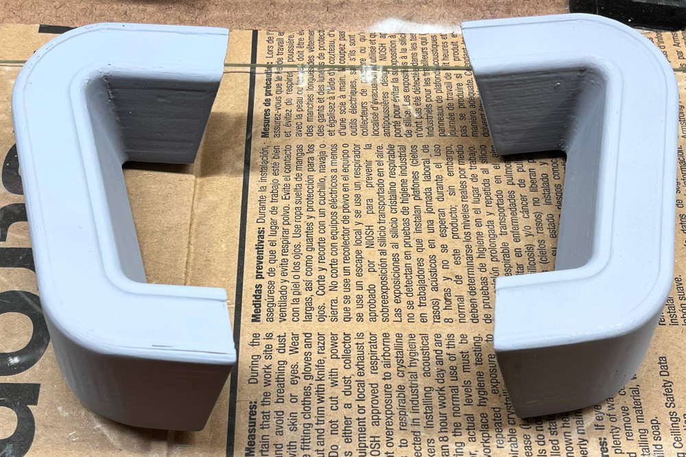 3D-модель для печати концов бампера Fiat X1/9 (1975-1978)