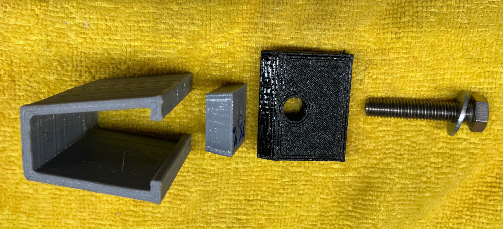 3D-модель для печати концов бампера Fiat X1/9 (1975-1978)