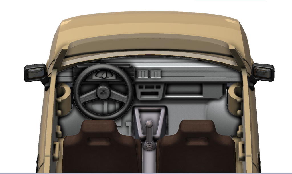 3D модель легендарного Fiat 126r