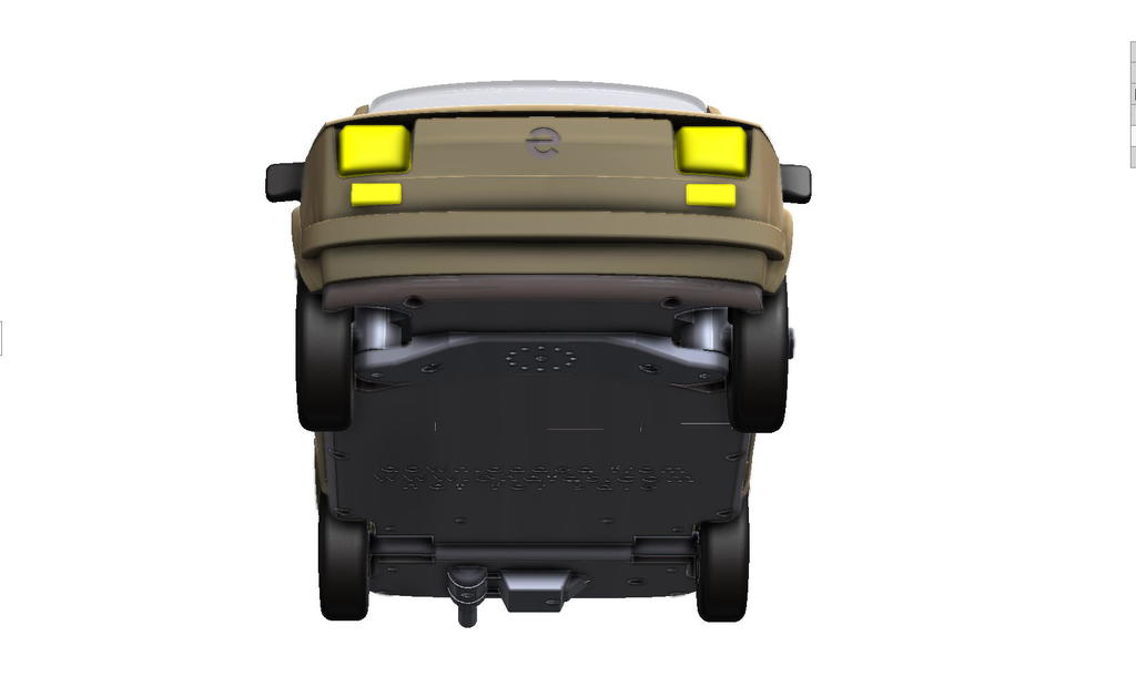 3D модель легендарного Fiat 126r