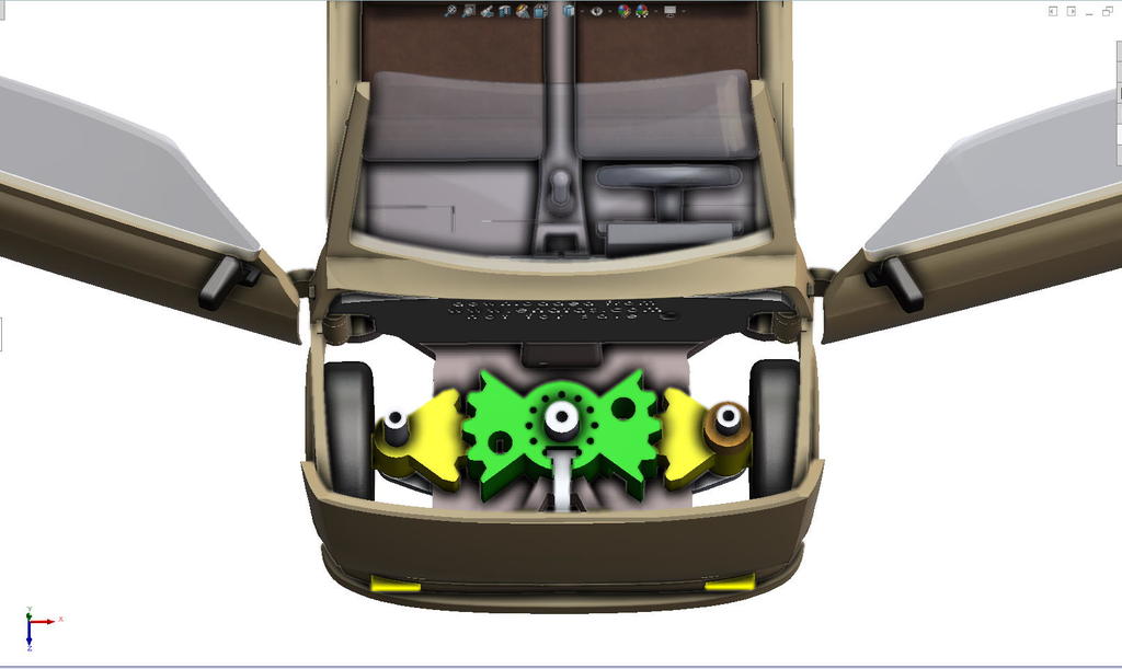 3D модель легендарного Fiat 126r