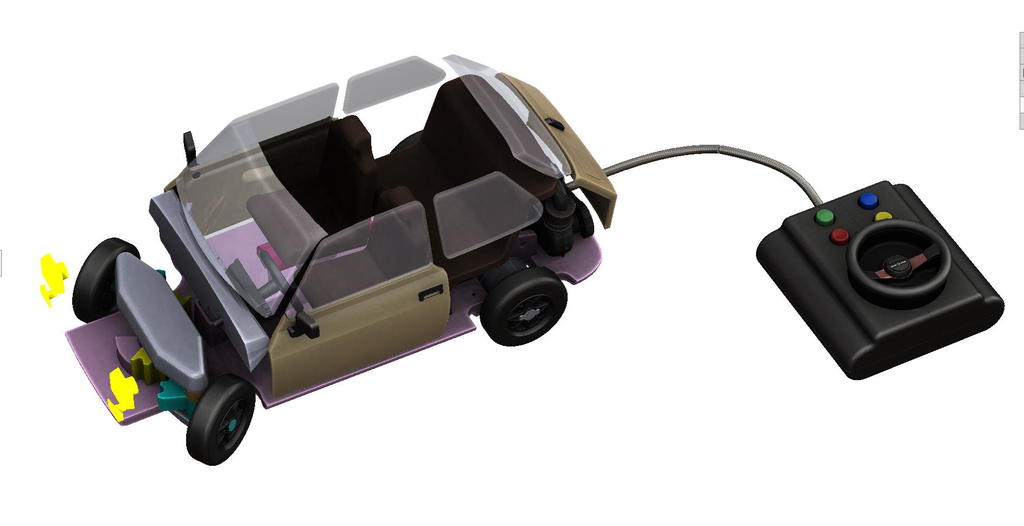 3D модель легендарного Fiat 126r