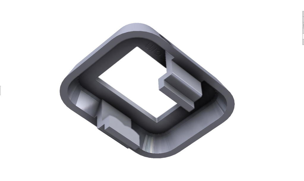 3D печатная ручка двери для Fiat 126