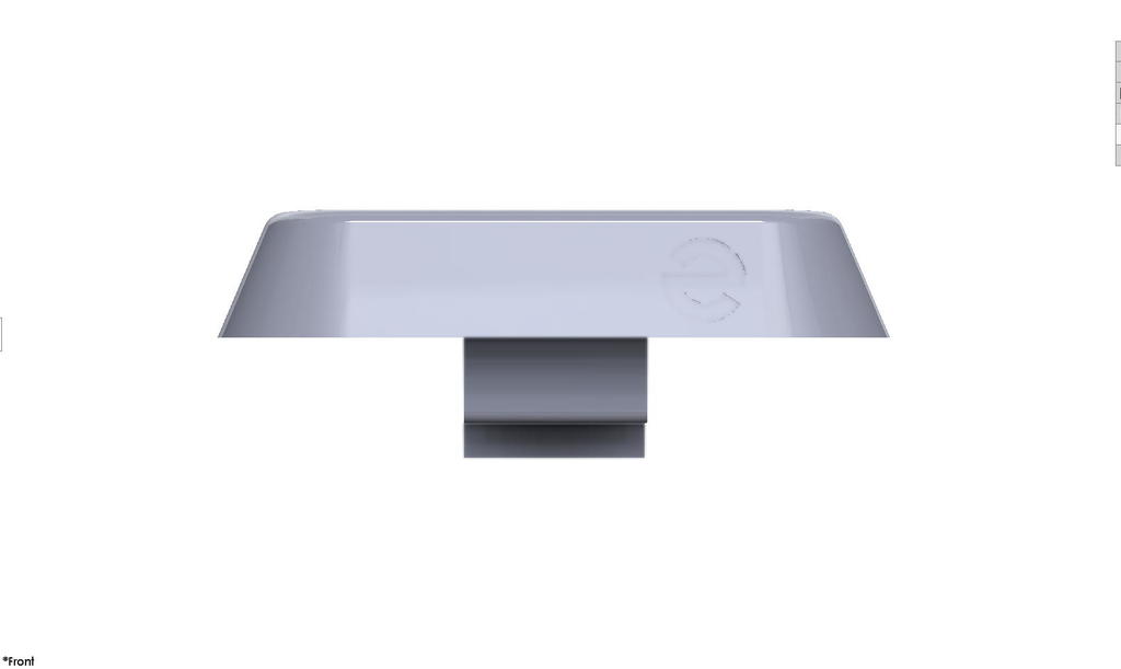 3D печатная ручка двери для Fiat 126