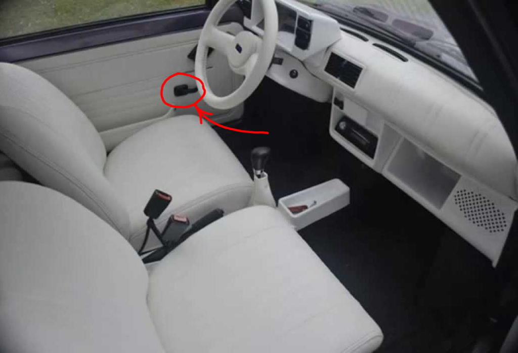 3D печатная ручка двери для Fiat 126