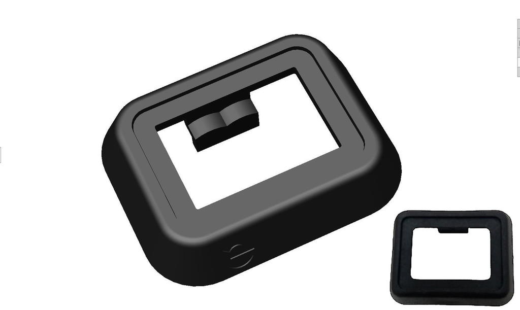 3D печатная ручка двери для Fiat 126