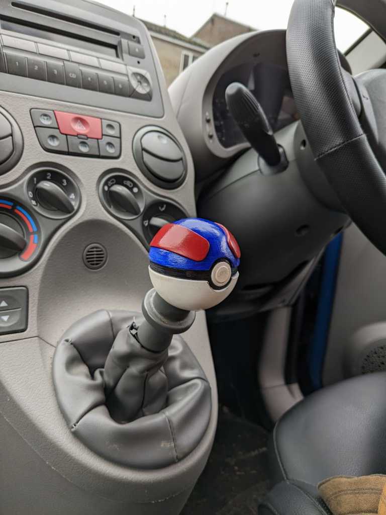 Модификация ручки переключателя Pokeball