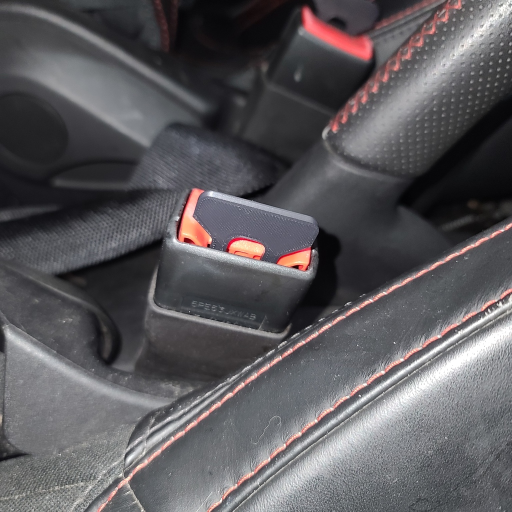 Шаблон пряжки ремня безопасности для Fiat 500 Abarth