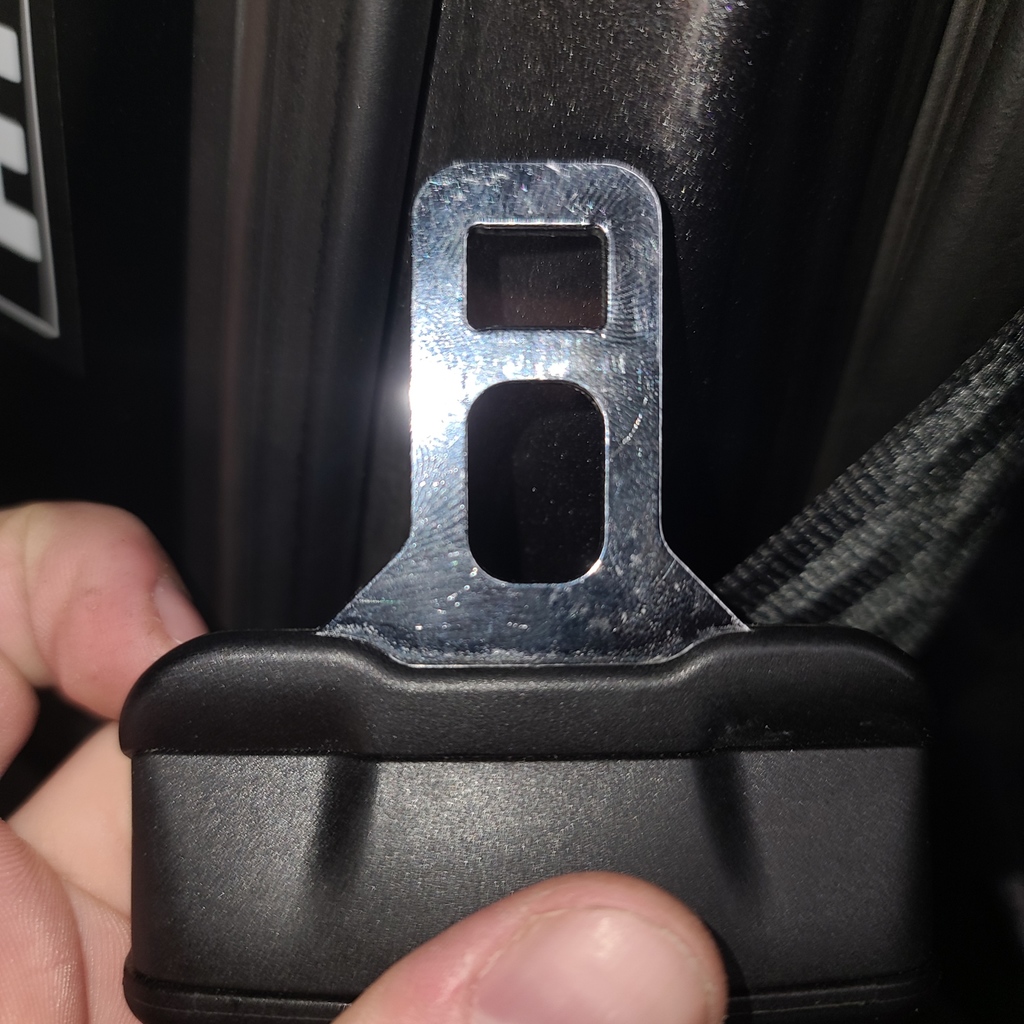 Шаблон пряжки ремня безопасности для Fiat 500 Abarth