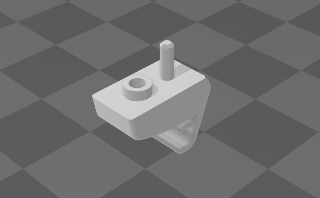 Простой дизайн крепления солнцезащитного козырька для Fiat 500 (2007-2015)