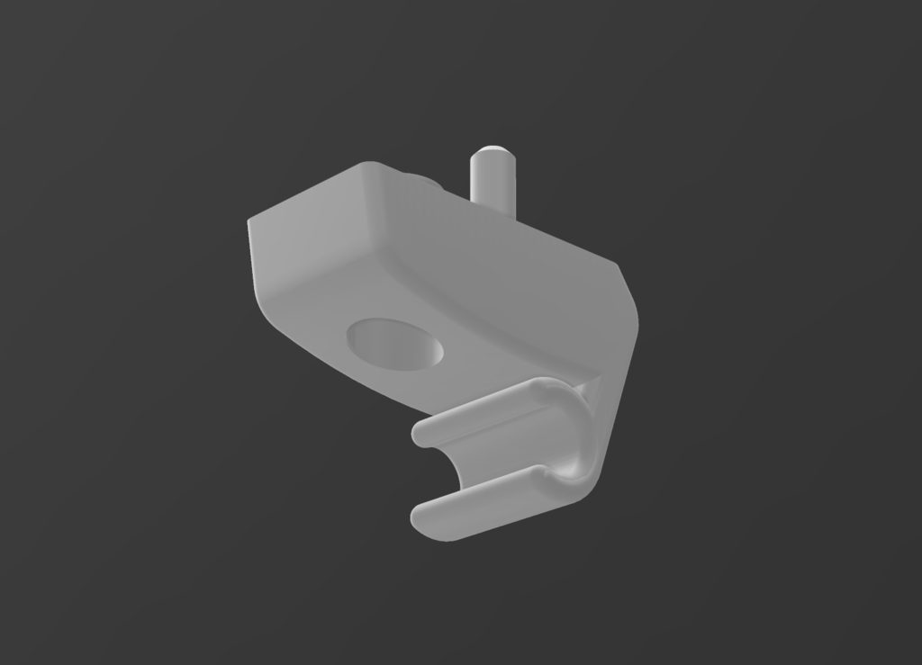 Простой дизайн крепления солнцезащитного козырька для Fiat 500 (2007-2015)