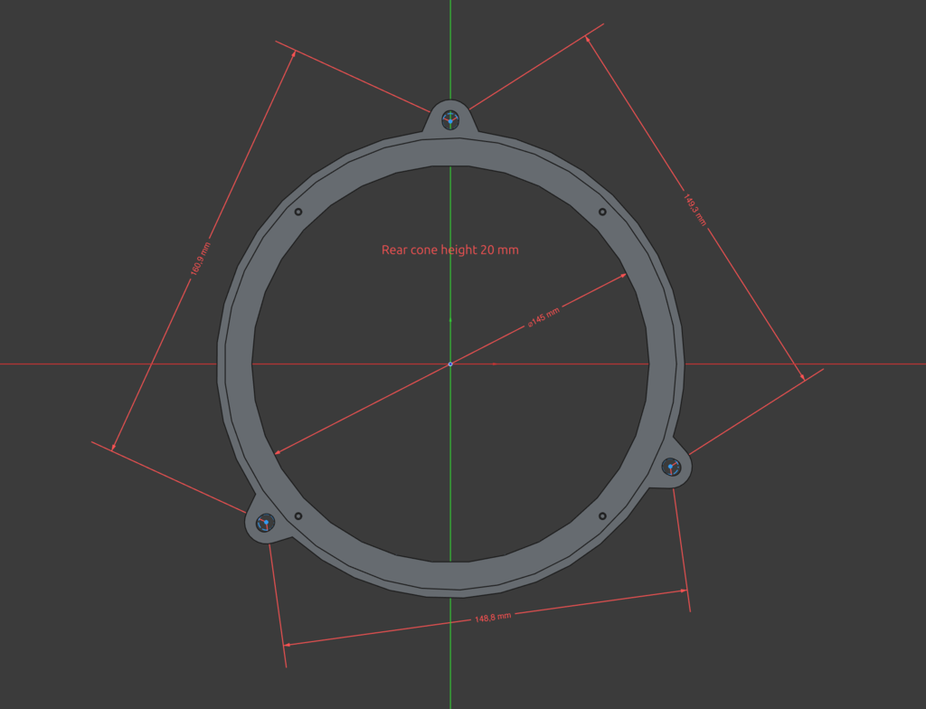 Адаптеры для динамиков 6.5 дюймов