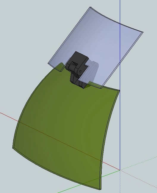 Стеклянный дефлектор BMW