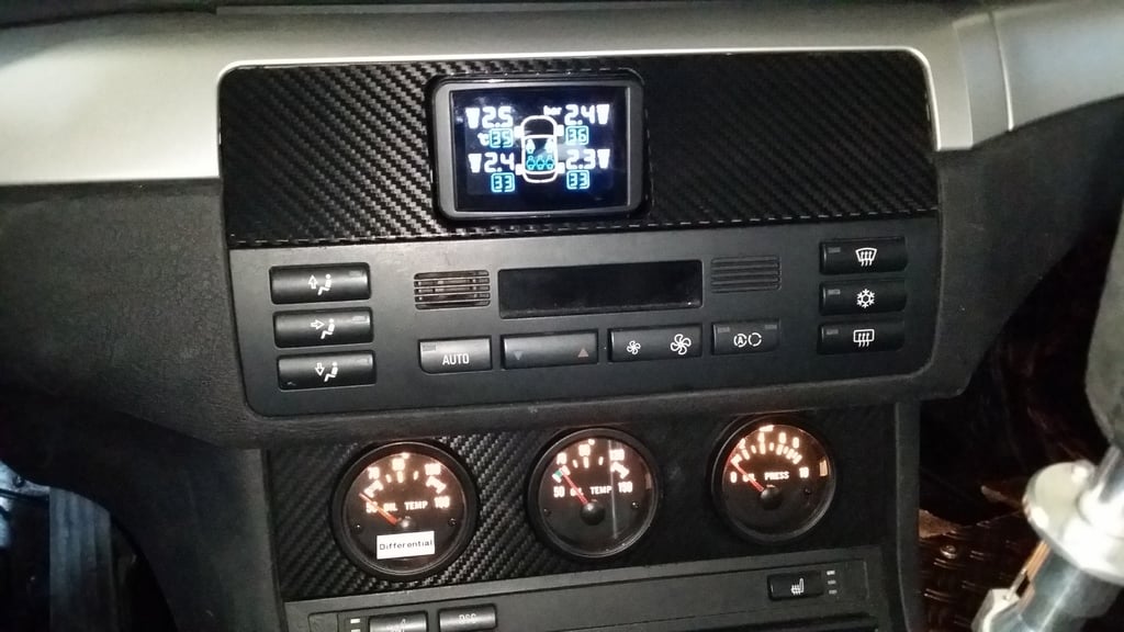 Панель для установки системы CARCHET TPMS на BMW E46 3 Series