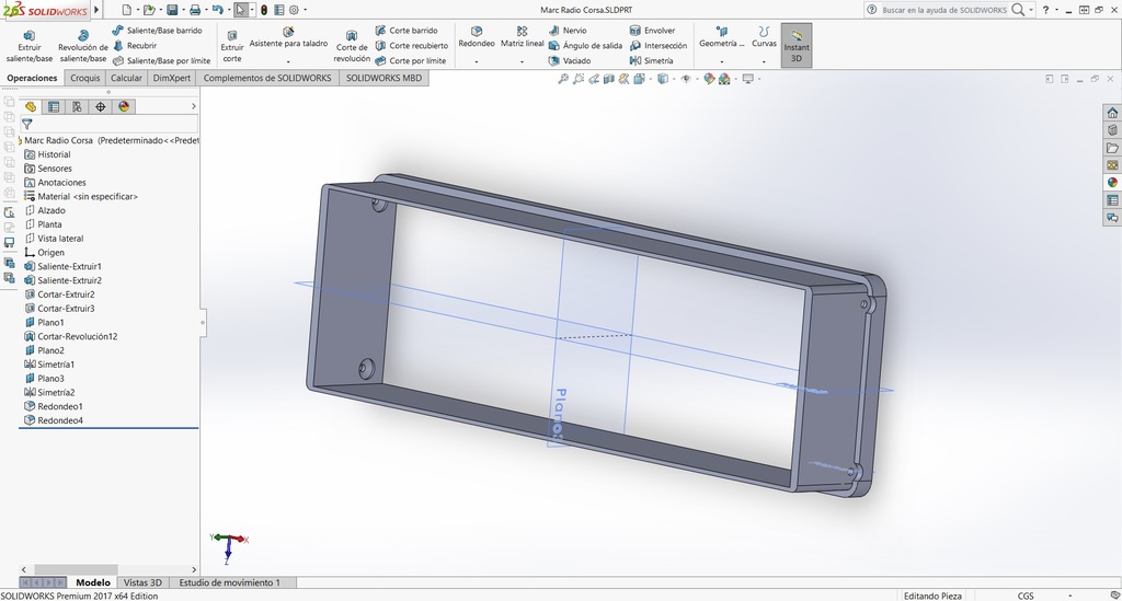 Радиофрейм для Opel Corsa A/Vauxhall Nova