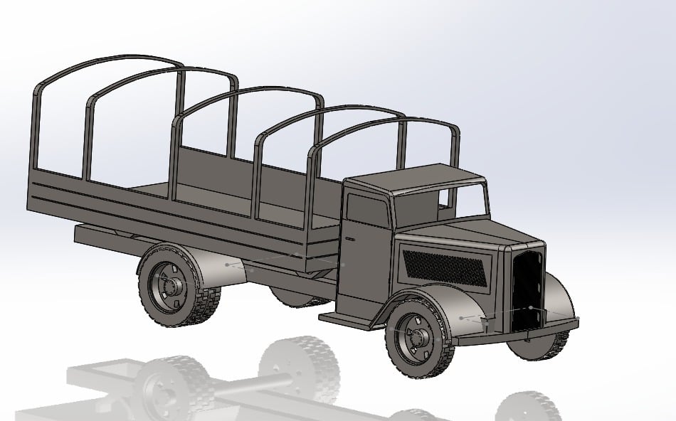 OPEL BLITZ 3t масштаб 1:6