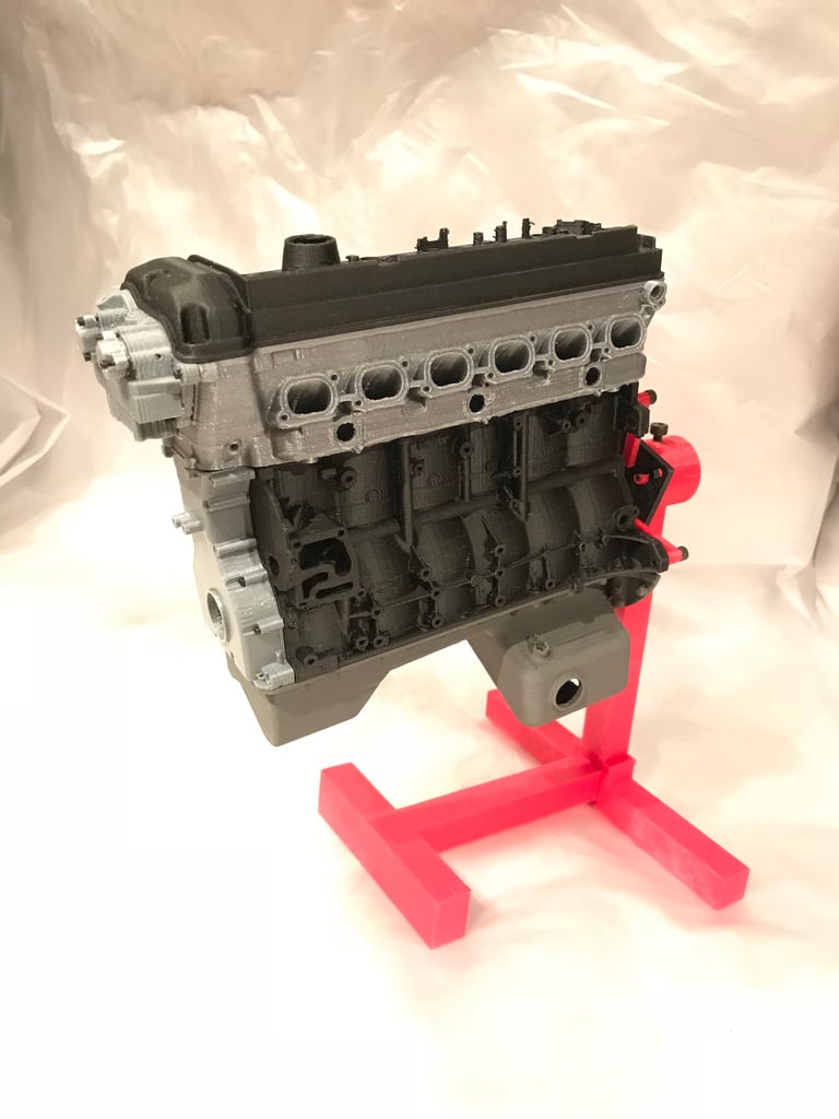 3D Модель Двигателя BMW S54B32