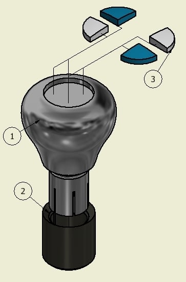 Накладка на селектор передач для e90