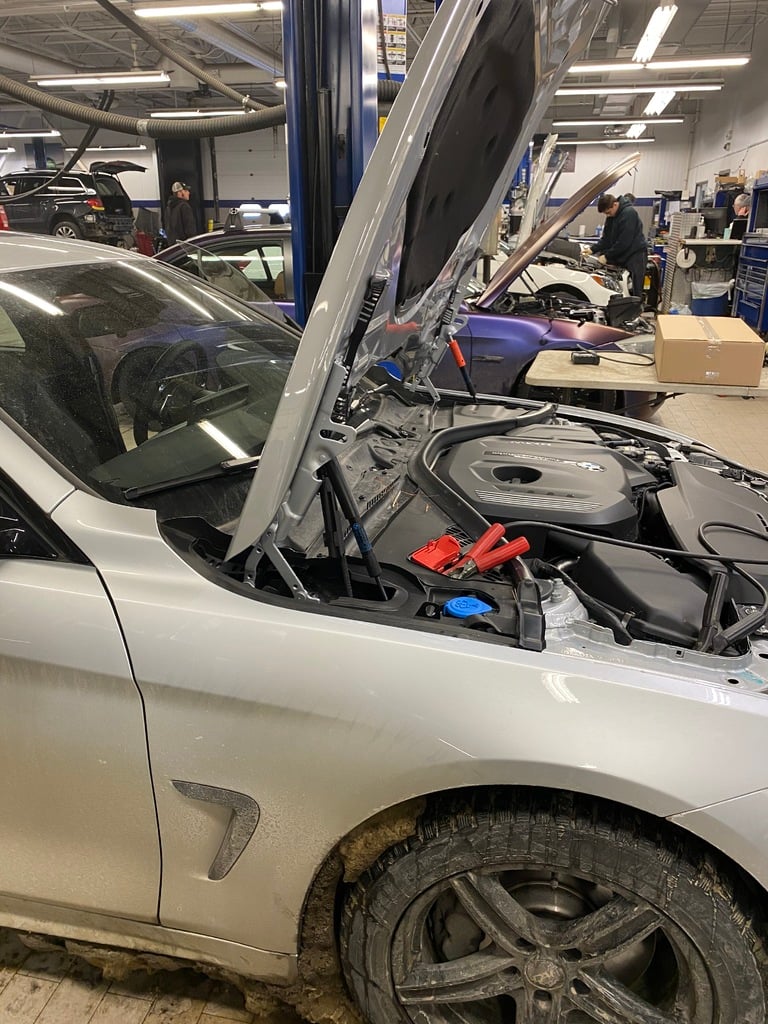 Удлинители капота для BMW