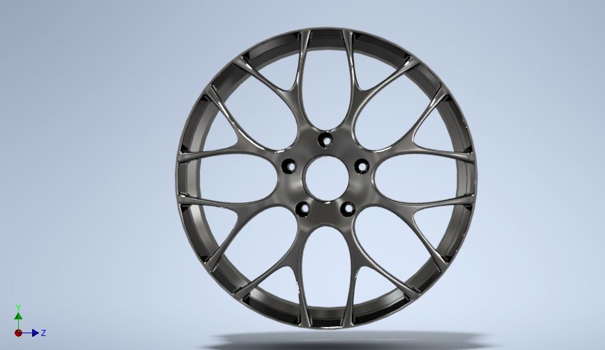 Комплект файлов CAD для диска BMW M5