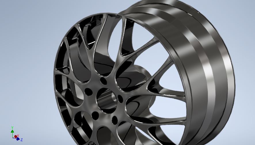 Комплект файлов CAD для диска BMW M5