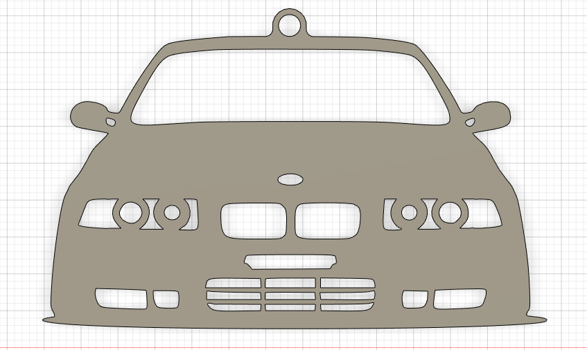 Подвеска на зеркало заднего вида BMW e36