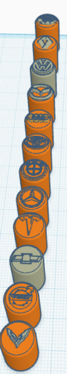 Универсальная крышка клапанов с логотипом