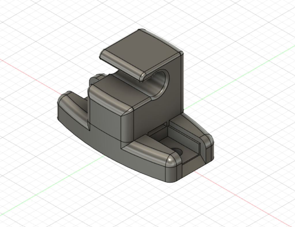 Дизайн для замены сломанного крепления солнечного визора на BMW E39 528i Touring