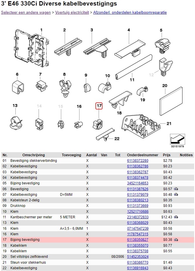 Клипсы для кабелей