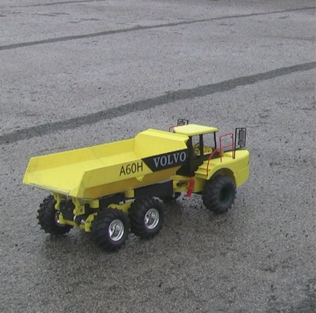 3D-модель самосвала Volvo A60 H RC в масштабе 1:14