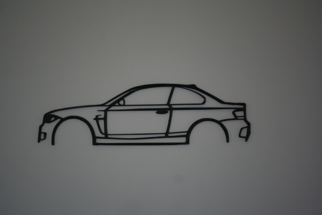 Силуэт BMW 1 Series M Coupe