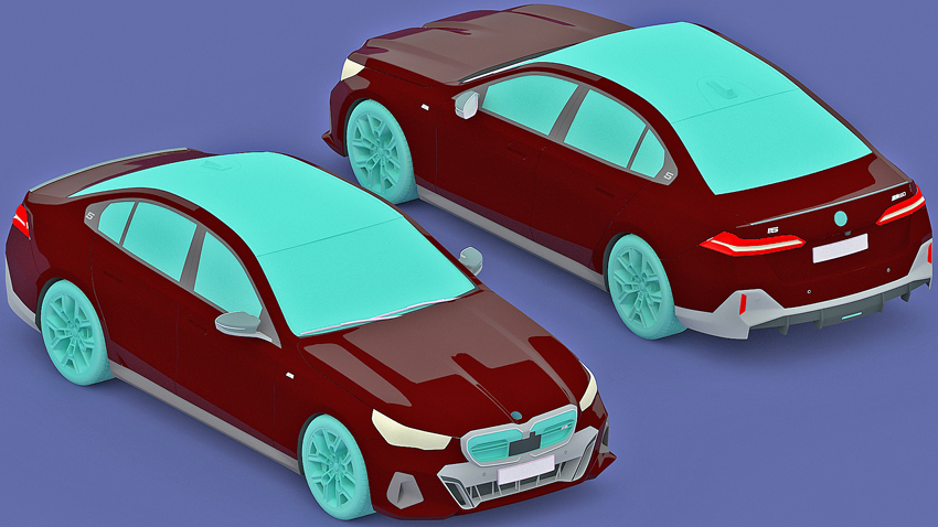3D Модель BMW 5 Серии (G60/G61)