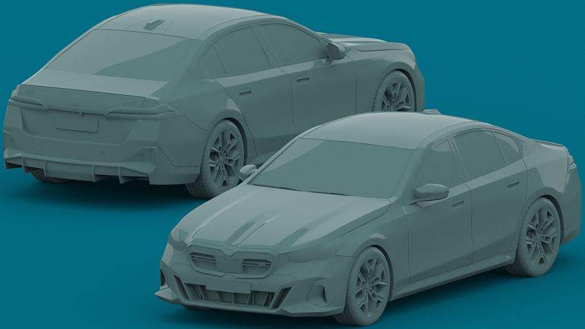 3D Модель BMW 5 Серии (G60/G61)