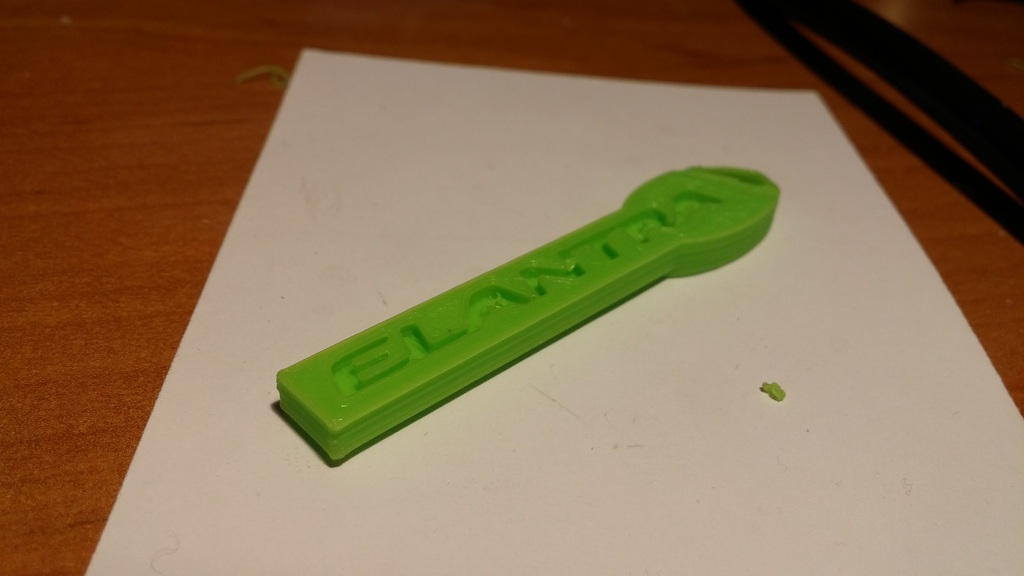 3D-модель логотипа Hyundai Elantra