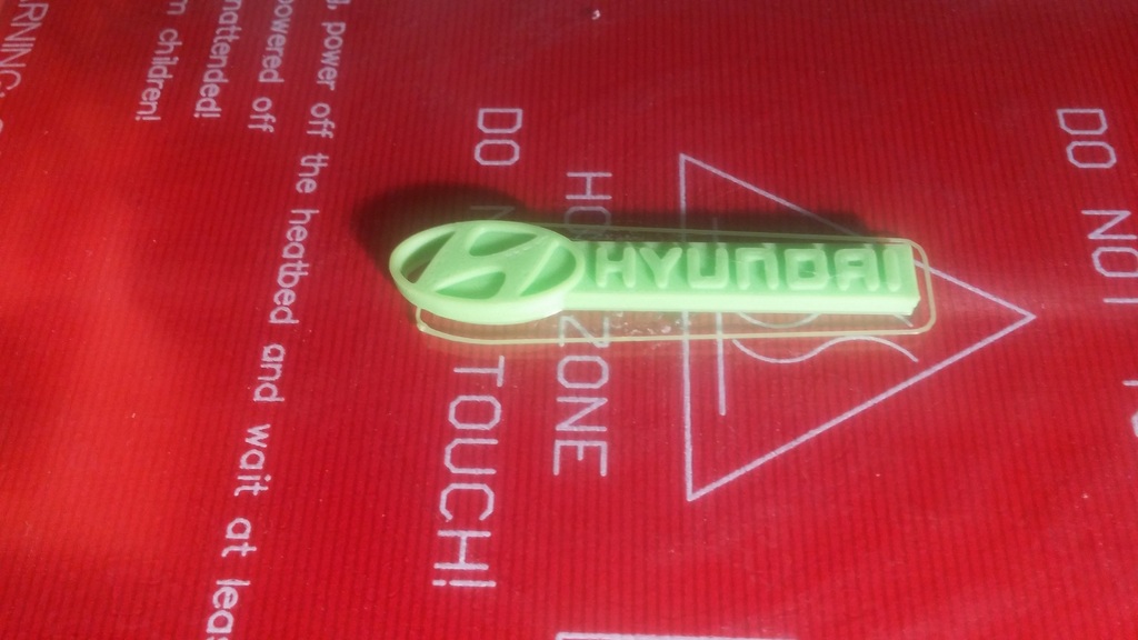 3D-модель логотипа Hyundai Elantra