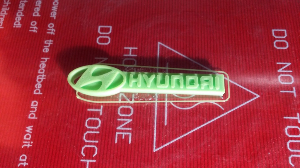 3D-модель логотипа Hyundai Elantra