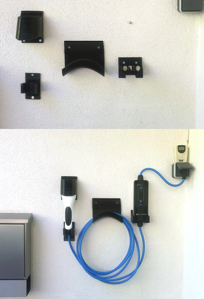 Комплект для подвеса оригинального кабеля ICCB от Hyundai IONIQ