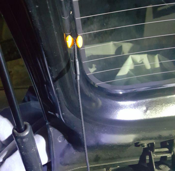 Фиксация корда Hyundai Getz для перегородки