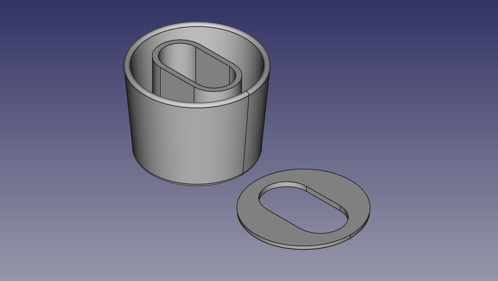 3D-модель подставки для вейпа с крышкой