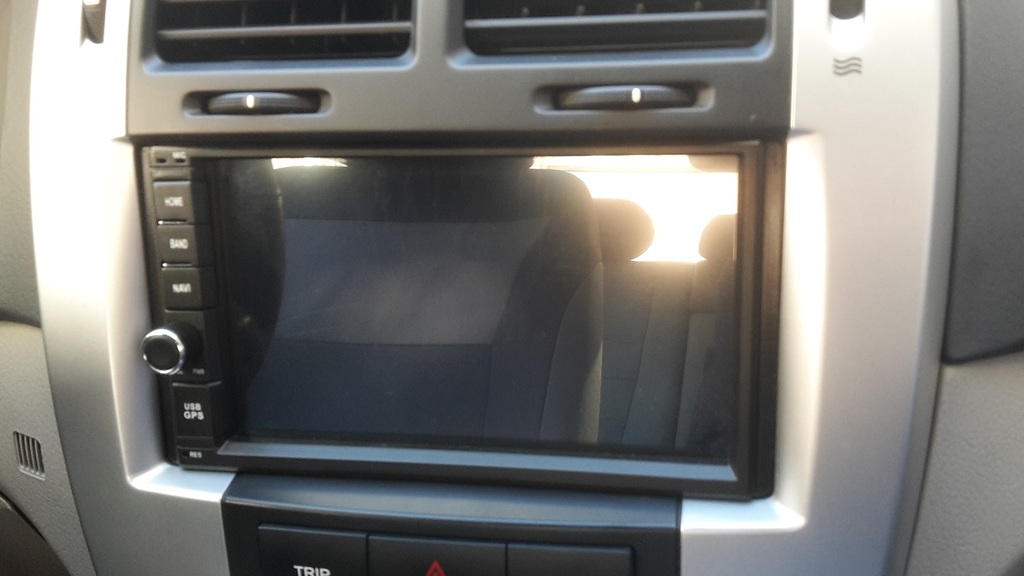 3D-модель рамки для автомагнитолы 2DIN